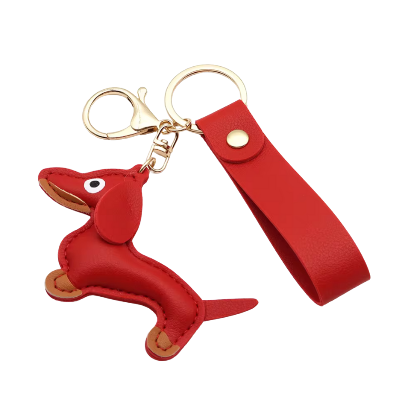 Schlüsselanhänger mit Lederband