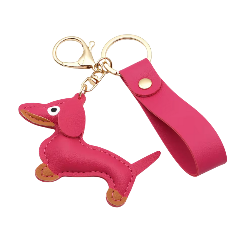 Schlüsselanhänger mit Lederband