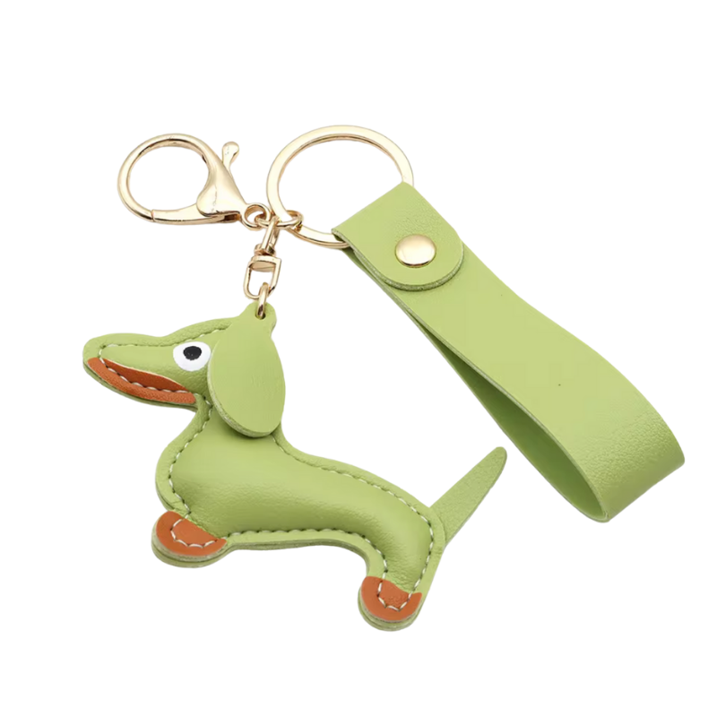 Schlüsselanhänger mit Lederband