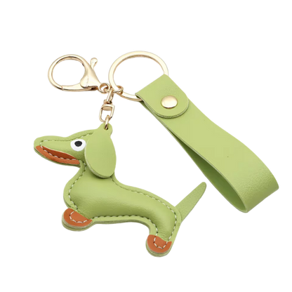 Schlüsselanhänger mit Lederband