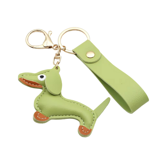 Schlüsselanhänger mit Lederband