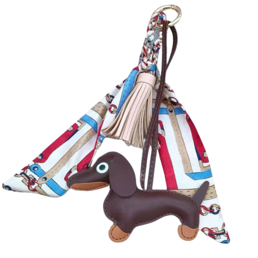 Lederdackelanhänger de luxe