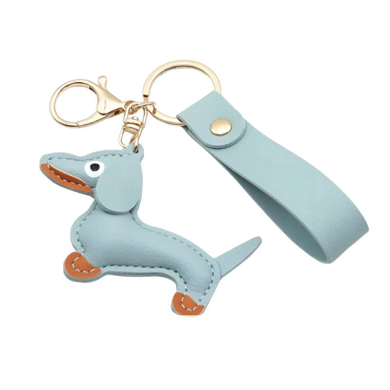 Schlüsselanhänger mit Lederband