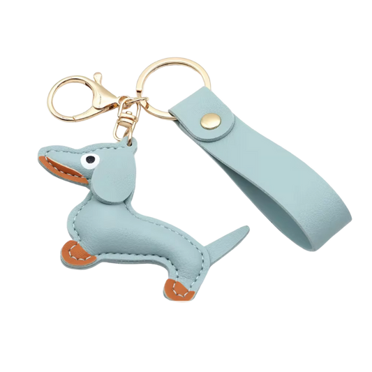 Schlüsselanhänger mit Lederband