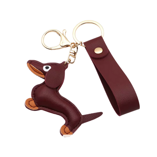 Schlüsselanhänger mit Lederband