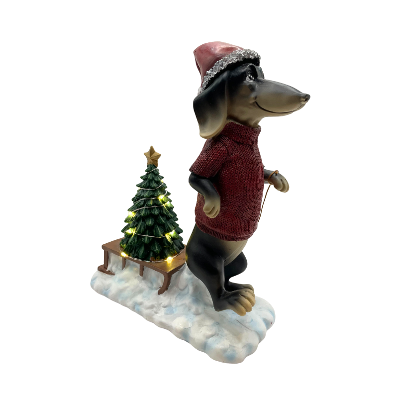 Weihnachtsdekorationsfigur mit LED