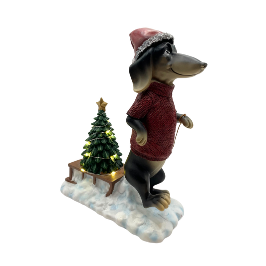 Weihnachtsdekorationsfigur mit LED