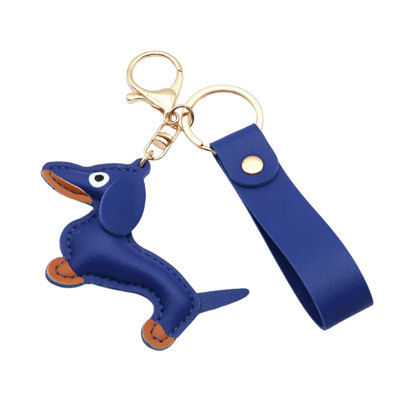 Schlüsselanhänger mit Lederband