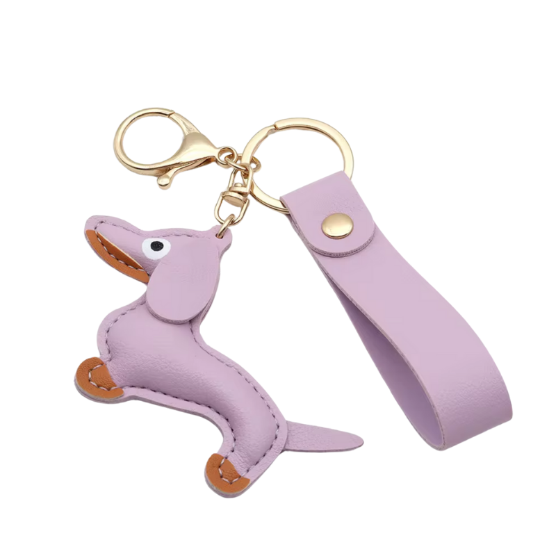 Schlüsselanhänger mit Lederband