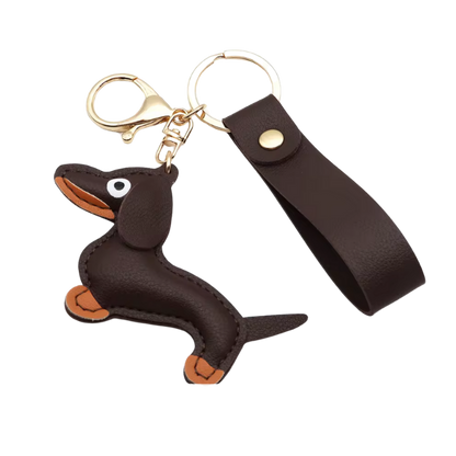 Schlüsselanhänger mit Lederband