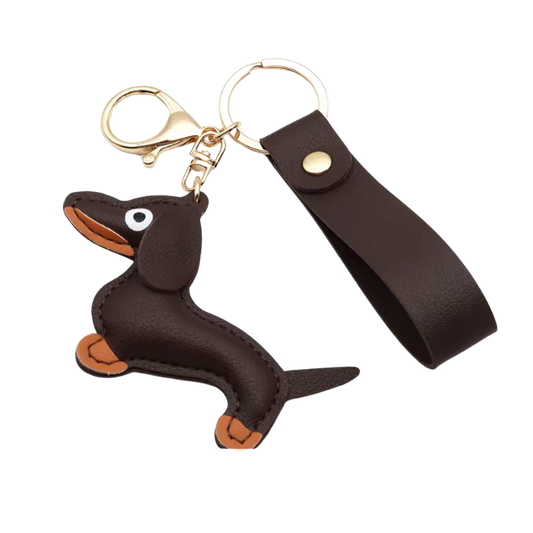 Schlüsselanhänger mit Lederband