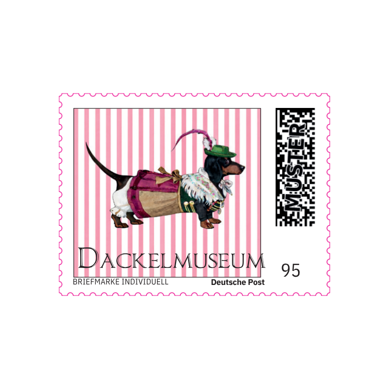 Dackelbriefmarken exklusiv fürs Dackelmuseum