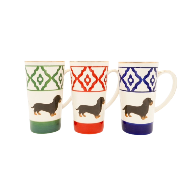 Teetasse aus Keramik mit Goldrand