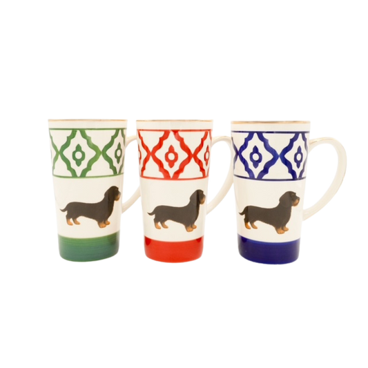 Teetasse aus Keramik mit Goldrand