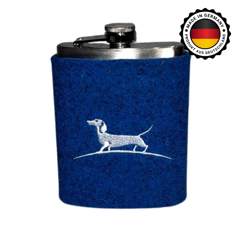 Flachmann mit Filzüberzug groß