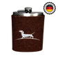 Flachmann mit Filzüberzug groß