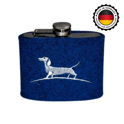 Flachmann mit Filzüberzug klein