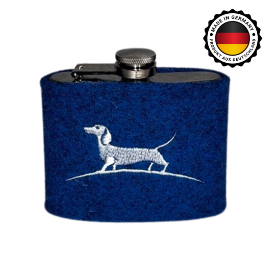 Flachmann mit Filzüberzug klein