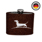 Flachmann mit Filzüberzug klein