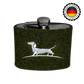 Flachmann mit Filzüberzug klein