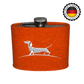Flachmann mit Filzüberzug klein
