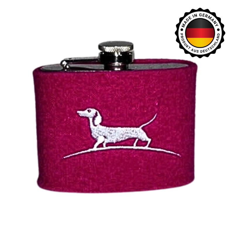 Flachmann mit Filzüberzug klein