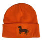 Strickmütze mit Logodruck