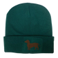 Strickmütze mit Logodruck