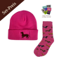 Set Mütze und Dackelsocken