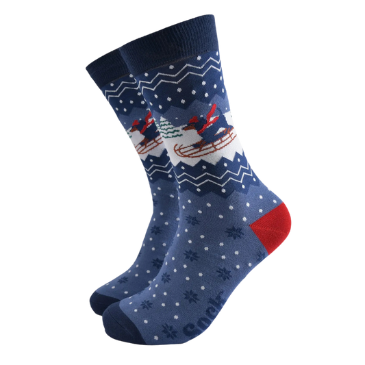 Weihnachtliche Bambussocken Unisex