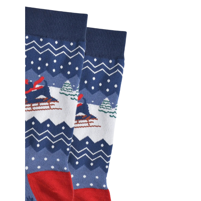 Weihnachtliche Bambussocken Unisex