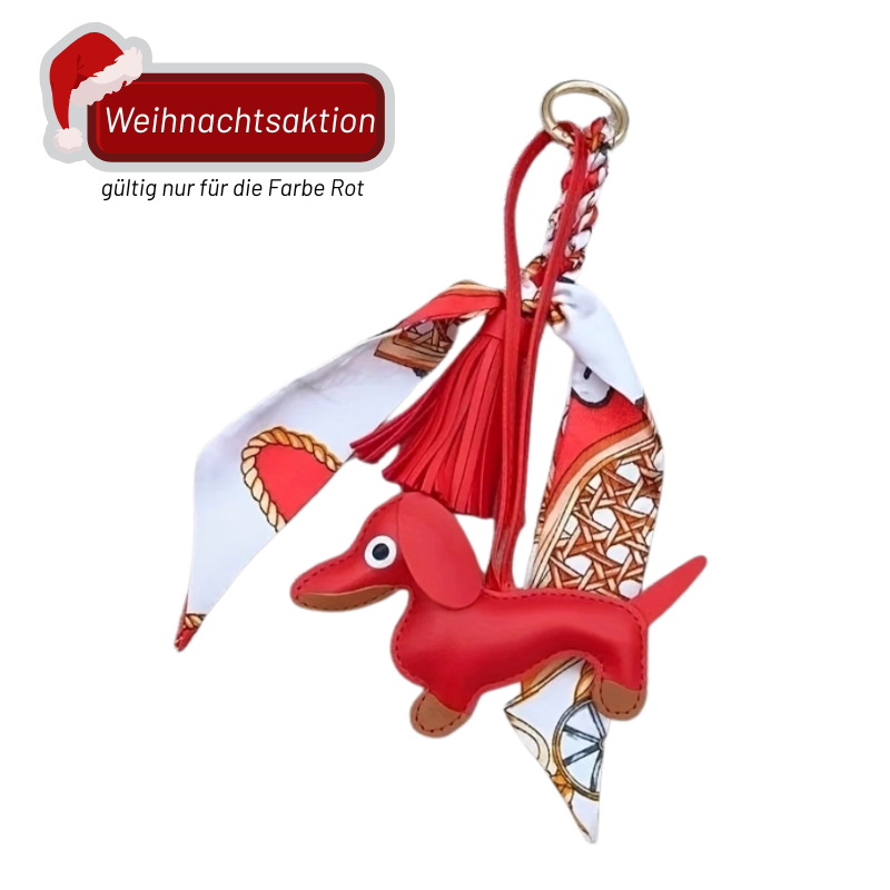 Lederdackelanhänger de luxe