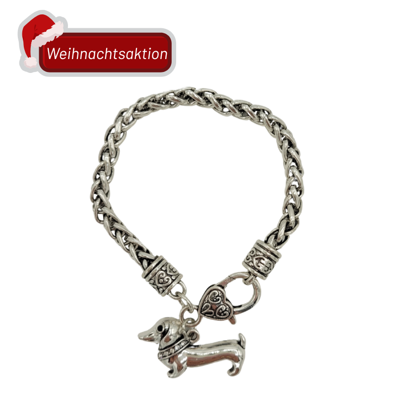 Armband Silber mit Dackel