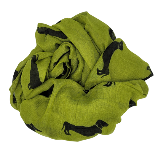 Halstuch mit Dackelmotiv