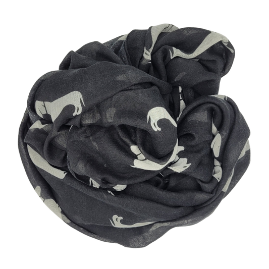 Halstuch mit Dackelmotiv