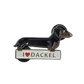Pin, Anstecknadel "I love Dackel"