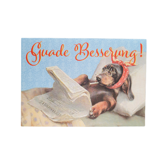Klappkarte "Guade Besserung"